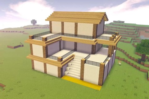 我的世界怎么造大别墅