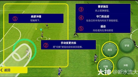 实况足球如何固定光标